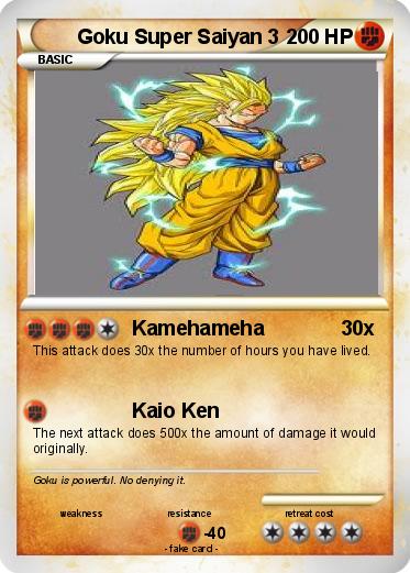 Pokemon Goku Super Saiyan 3