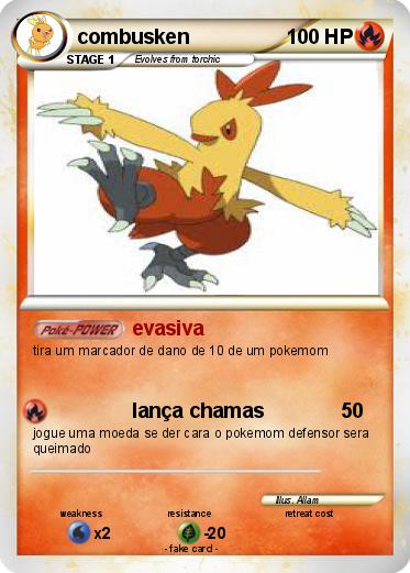 Pokemon combusken