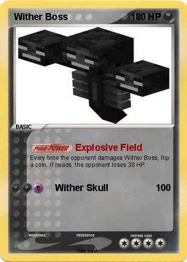 Pokemon Wither Boss