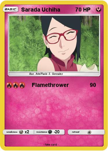 Pokemon Sarada Uchiha