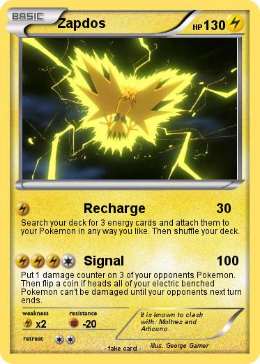 Pokemon Zapdos