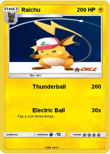 Pokemon Raichu