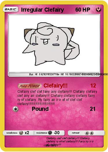 Pokemon Irregular Clefairy