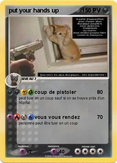 Pokemon put your hands up