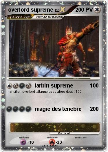 Pokemon overlord supreme