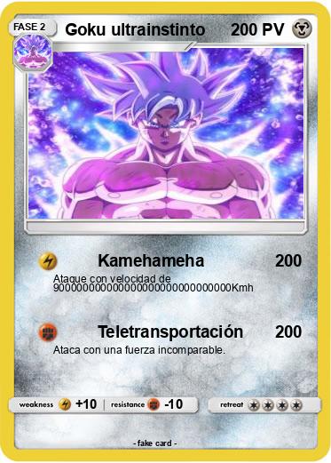 Pokemon Goku ultrainstinto
