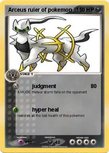 Pokemon Arceus ruler of pokemon