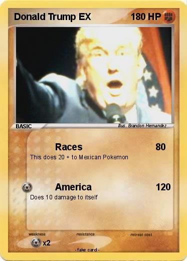 Pokemon Donald Trump EX