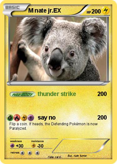 Pokemon M nate jr.EX