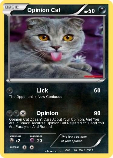 Pokemon Opinion Cat