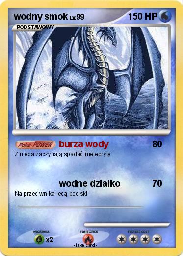 Pokemon wodny smok