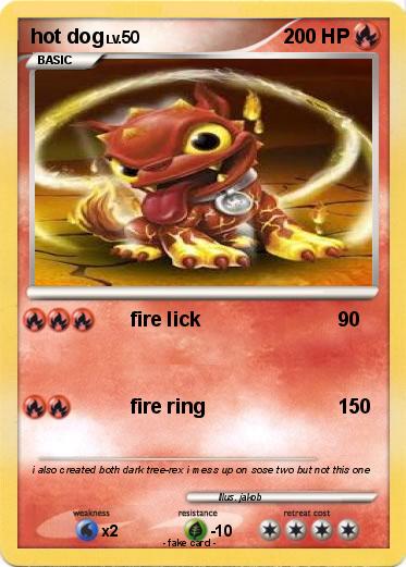 Pokemon hot dog
