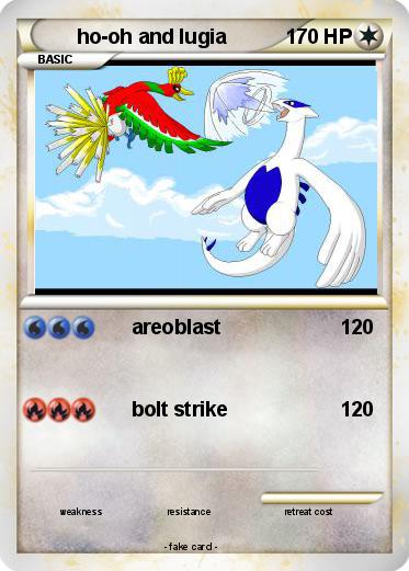 Pokemon ho-oh and lugia