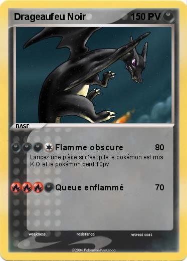 Pokemon Drageaufeu Noir