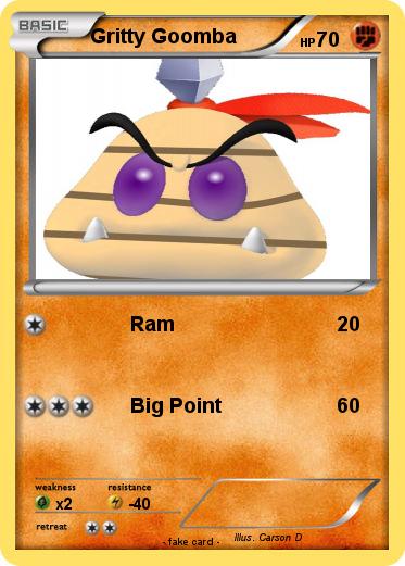 Pokemon Gritty Goomba