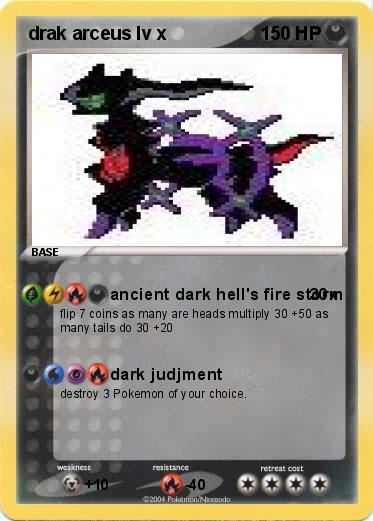 Pokemon drak arceus lv x