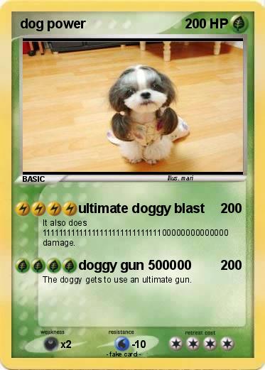 Pokemon dog power