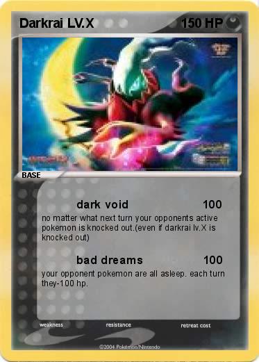 Pokemon Darkrai LV.X