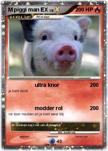 Pokemon M piggi man EX