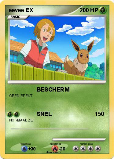 Pokemon eevee EX