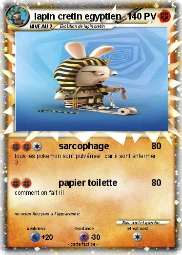 Pokemon lapin cretin egyptien