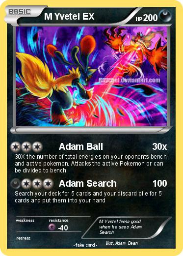 Pokemon M Yvetel EX