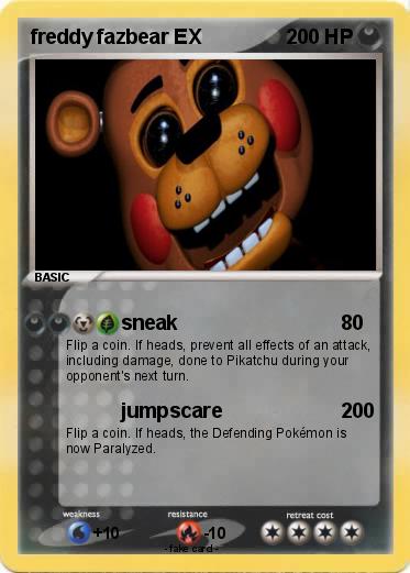 Pokemon freddy fazbear EX
