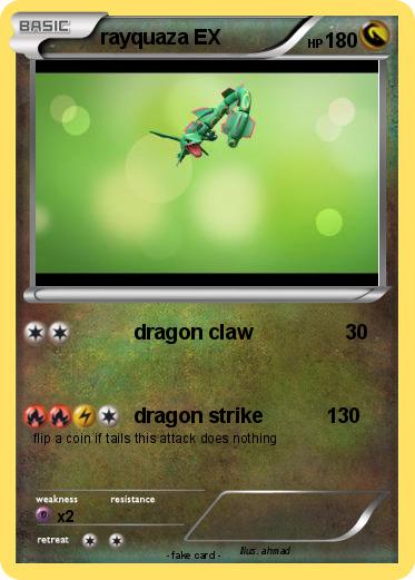 Pokemon rayquaza EX