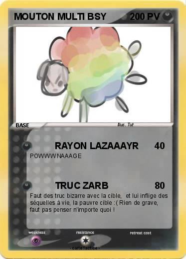Pokemon MOUTON MULTI BSY