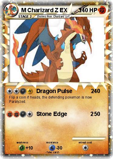 Pokemon M Charizard Z EX       3