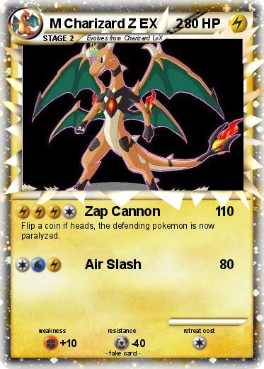Pokemon M Charizard Z EX     2