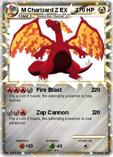 Pokemon M Charizard Z EX     3