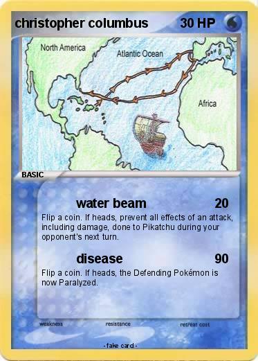 Pokemon christopher columbus