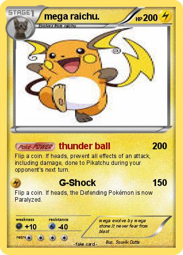 Pokemon mega raichu.