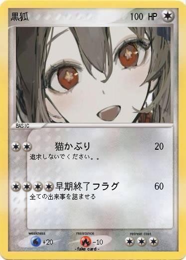Pokemon 黒狐