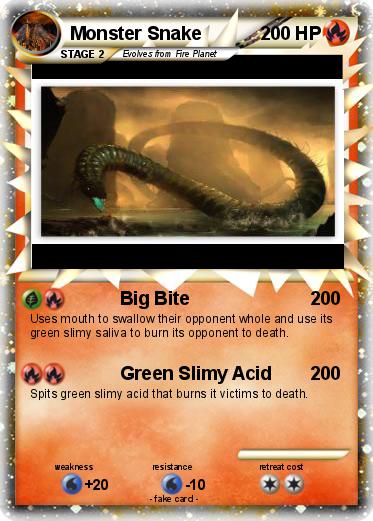 Pokemon Monster Snake