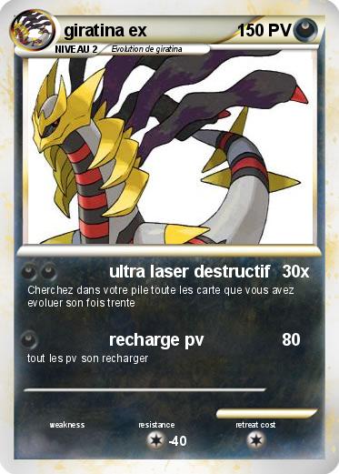 Pokemon giratina ex