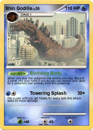 Pokemon Shin Godilla