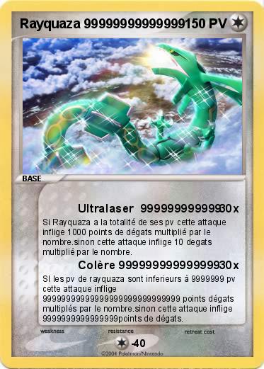 Pokemon Rayquaza 99999999999999