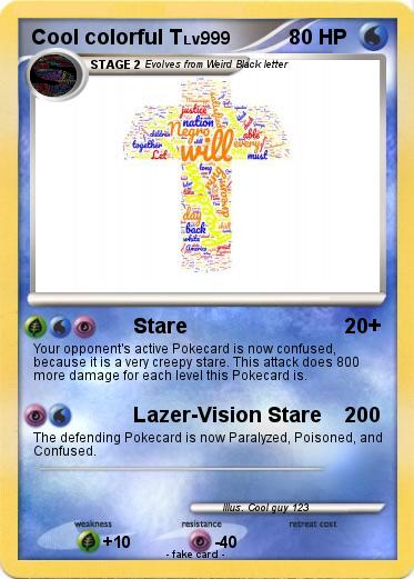 Pokemon Cool colorful T