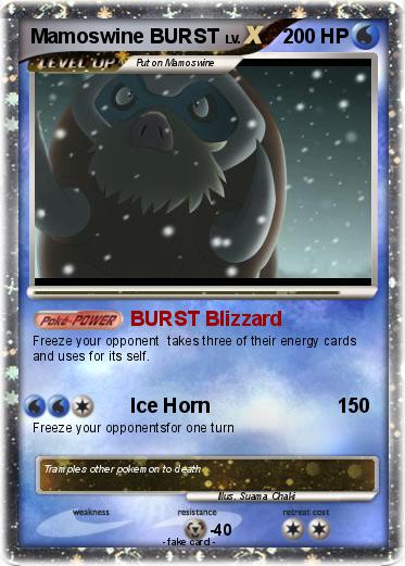 Pokemon Mamoswine BURST
