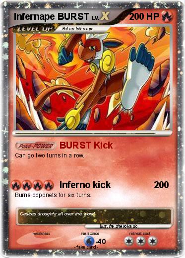 Pokemon Infernape BURST