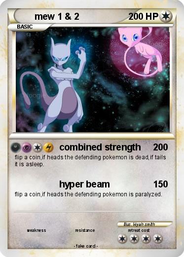 Pokemon mew 1 & 2