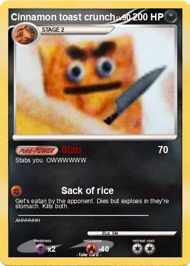 Pokemon Cinnamon toast crunch