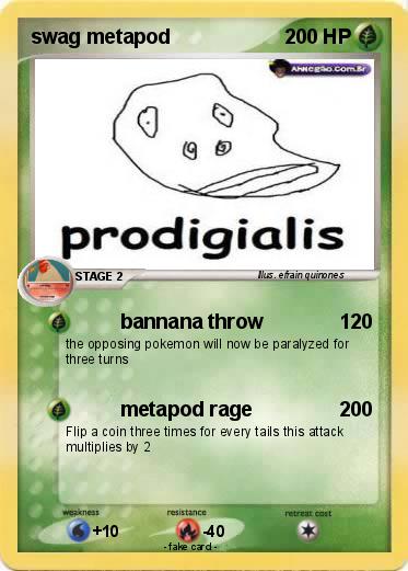 Pokemon swag metapod