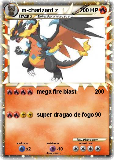 Pokemon m-charizard z