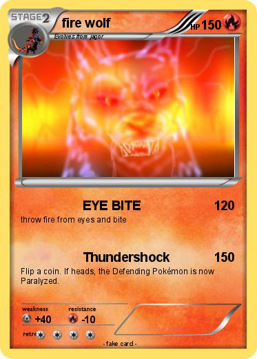 Pokemon fire wolf
