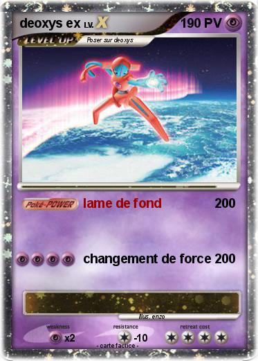 Pokemon deoxys ex