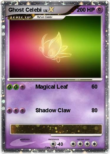 Pokemon Ghost Celebi