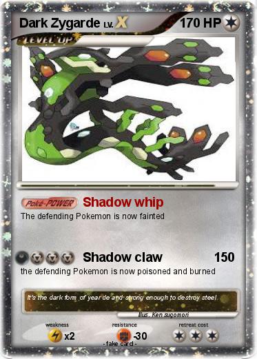 Pokemon Dark Zygarde
